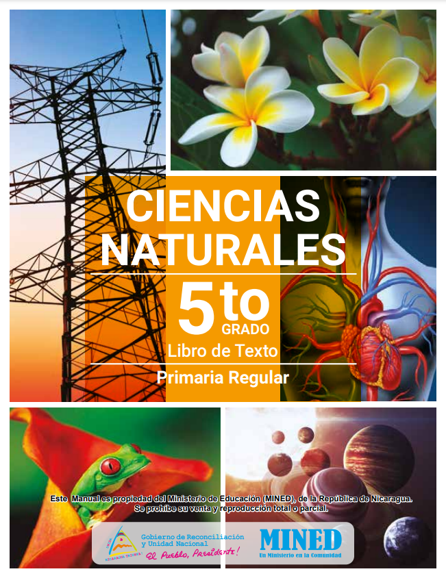 Libro de Ciencias Naturales 5 Grado Nicaragua