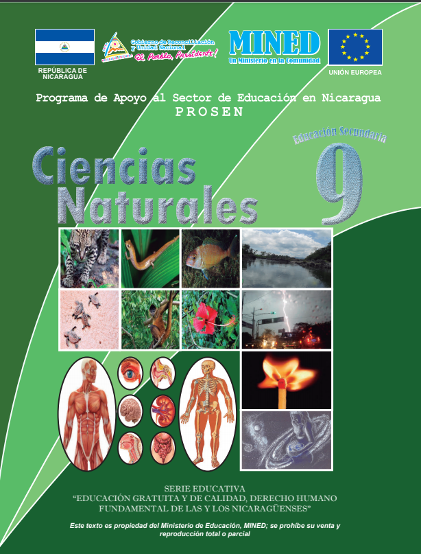 Libro de Ciencias Naturales 9 Grado Nicaragua