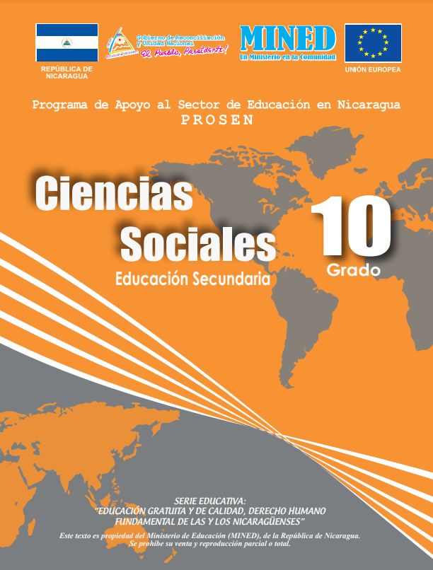 Libro de Estudios Sociales 10 Grado Nicaragua