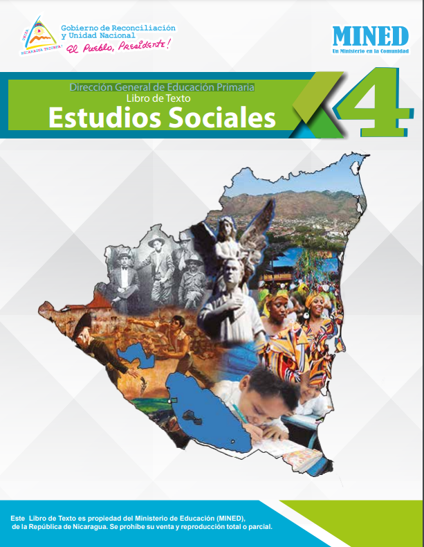 Libro de Estudios Sociales 4 Grado Nicaragua