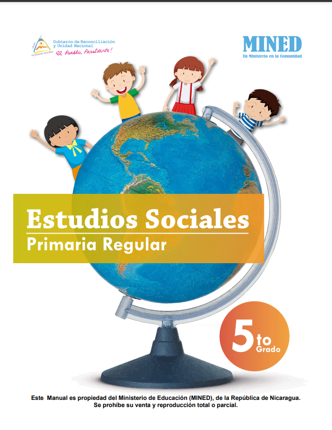 Libro de Estudios Sociales 5 Grado Nicaragua