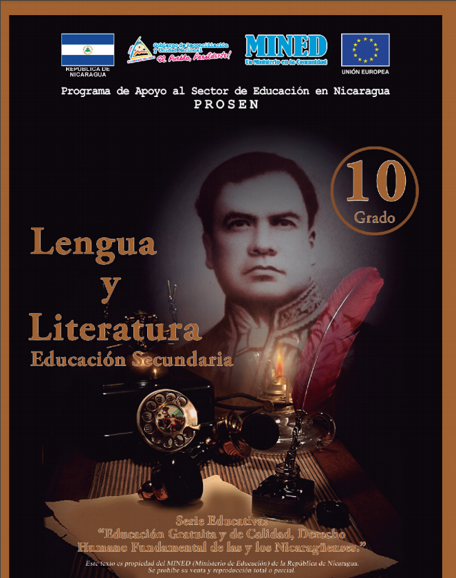Libro de Lengua y Literatura  10 Grado Nicaragua