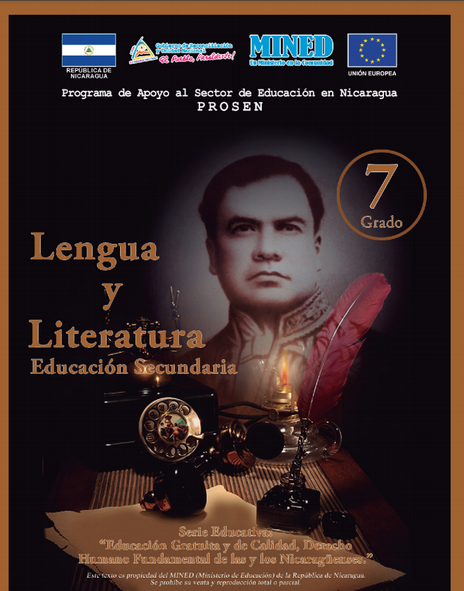 Libro de Lengua y Literatura 7 Grado Nicaragua