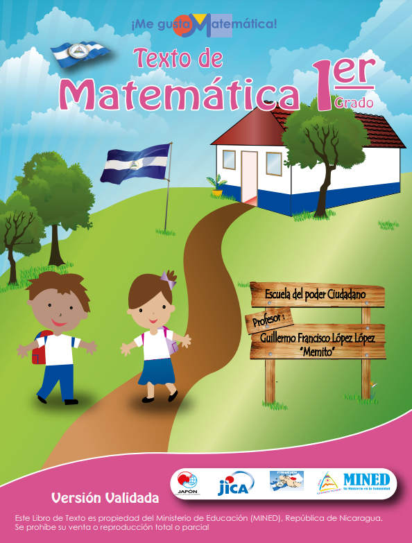Libro de Matematica 1 Grado Nicaragua MINED